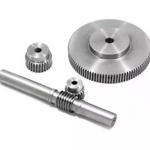 广泛的齿轮组定制0.5M 1M 1.5M 2m钢蜗轮蜗杆轴组 - Product Image 1