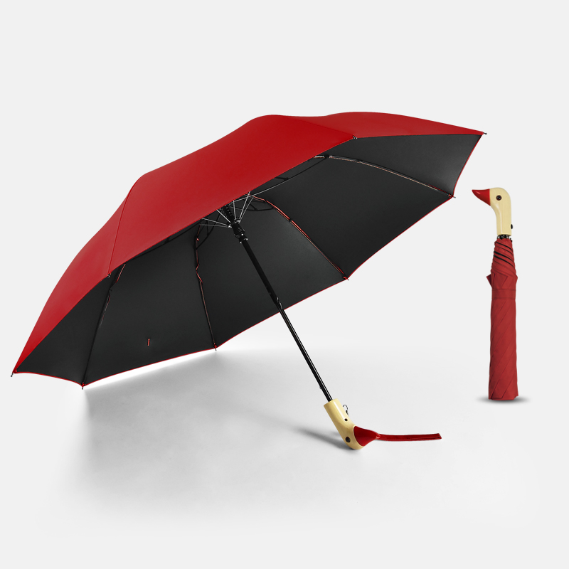 Red with black coating