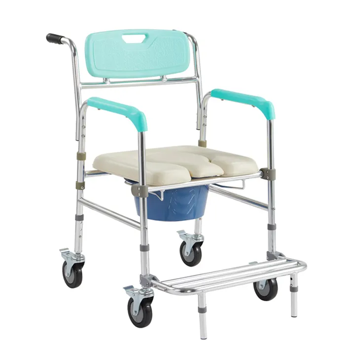 Disabili bagno doccia commode ospedale paziente medico wc sedia con ruote