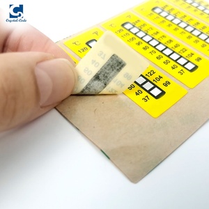 Termómetro con pegatinas para la cabeza del bebé, indicador de temperatura que cambia de Color, 2-8 C - Product Image 5