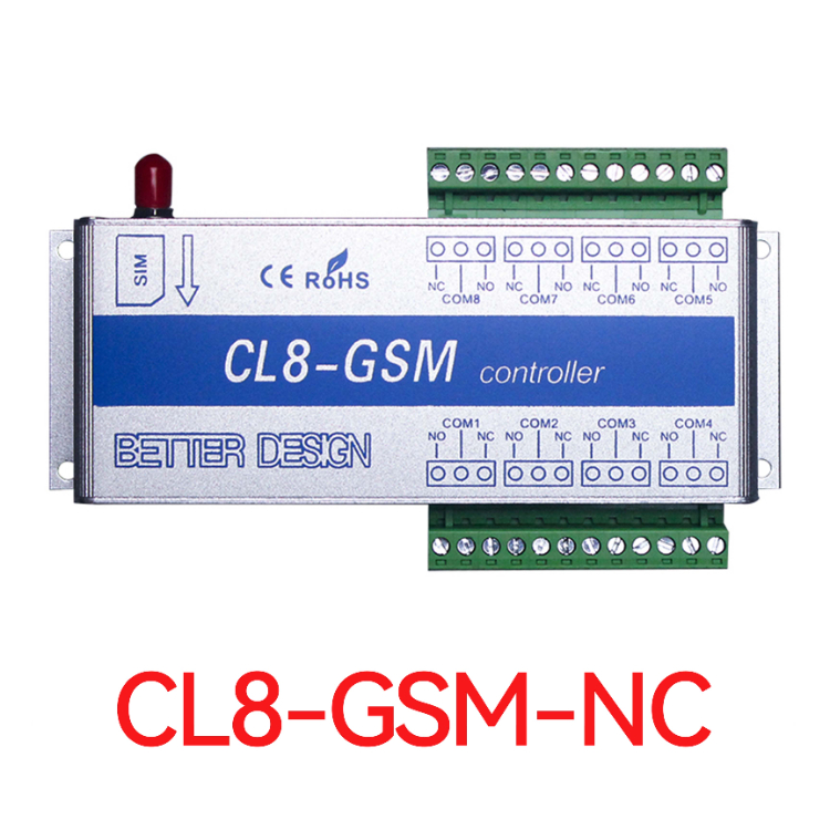 CL8-GSM-NC (avec alerte SMS en cas de panne de courant)