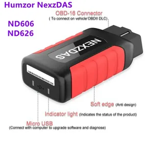 Migliore Humzor NexzDAS ND606 ND626 supporto diagnostico funzioni speciali di programmazione chiave per entrambe le auto 12V/24V e autocarri pesanti