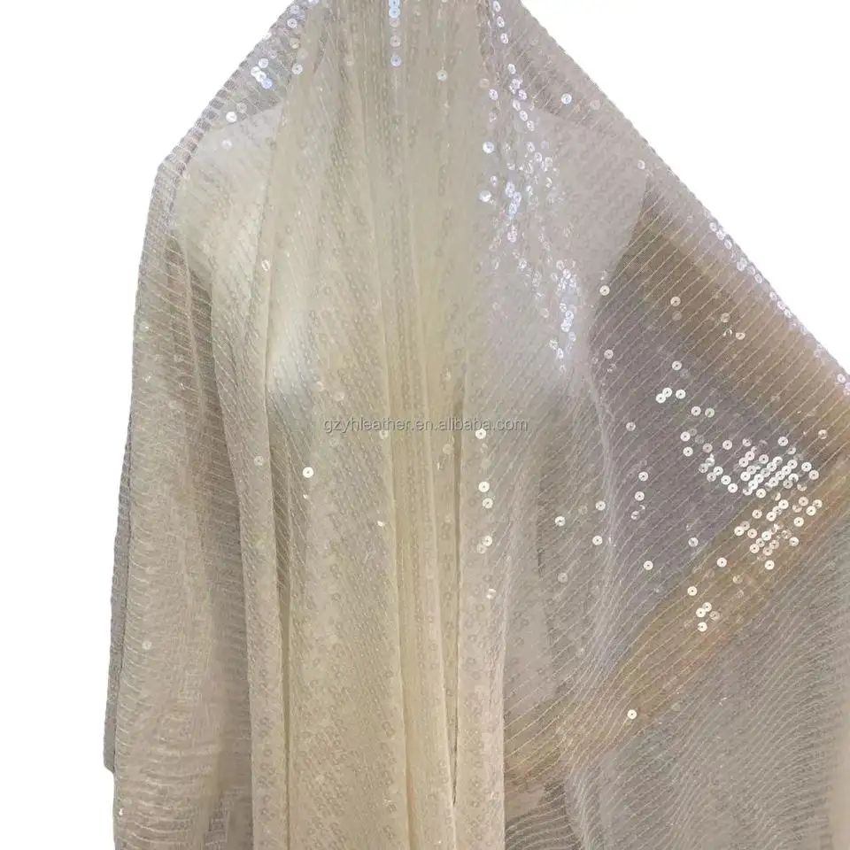 7 мм Прозрачная Круглая ткань с блестками сетчатый вышитый узор с быстросохнущим элементом 200 г/м2 для девочек свадебное платье купальники