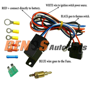 3 hàng nhôm tản nhiệt che đậy Fan Kit đối với Chevy C10 ngoại ô GMC C1500 Camaro 5.7L 70-87 - Product Image 4