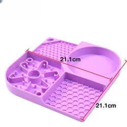 Tapis d'alimentation lente 4 en 1-violet
