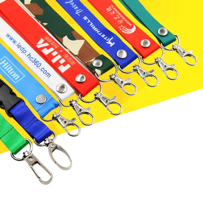 Không Có Đặt Hàng Tối Thiểu Nhà Sản Xuất Giá Rẻ Ngắn Dây Buộc Cổ Tay Cho Xe Máy Keychain Phụ Kiện Polyester Dây Buộc