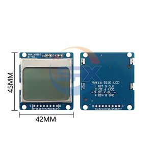 Blau für Mikrocontroller-Entwicklungs platine 5110 Bildschirm Nokia LCD-Modul Kompatibel mit 3310 LCD