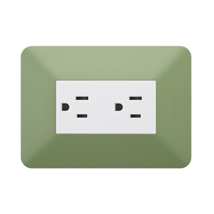 Interruttori a parete elettrici a doppio pulsante con chiave multifunzione standard italiano e presa per prese domestiche a 2 gang