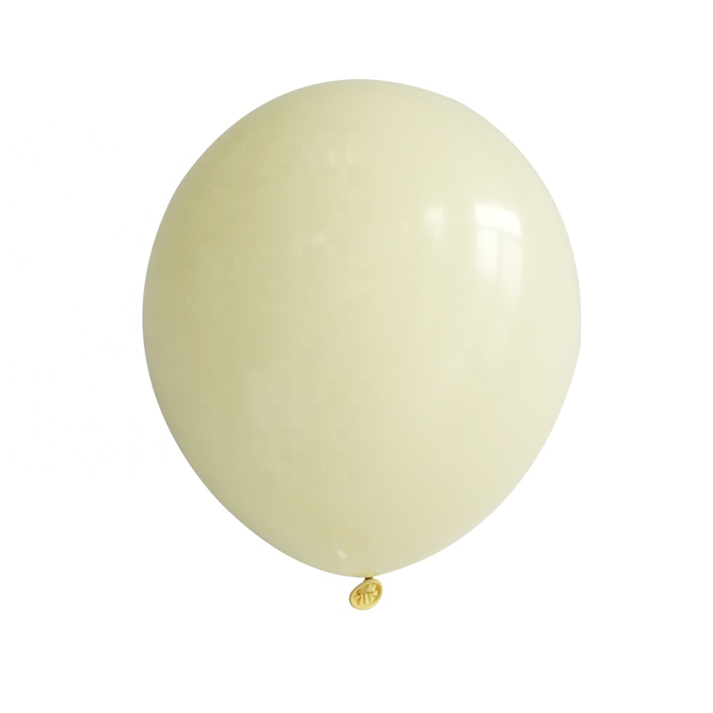 Macaron yellow balloon