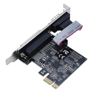 <strong>PCI</strong> Express to 1 Serial 1 Parallel Card Computer Adapter Asix99100 RS232 DB9 &amp; DB25 Computer Accessories - Product Image 3