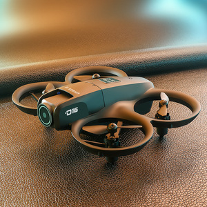 Mới D16 bốn trục điều khiển từ xa máy bay đồ chơi mini quang dòng chảy <span class=keywords><strong>Drone</strong></span> HD Camera kép tránh chướng ngại vật công nghệ đen 3km - Product Image 3