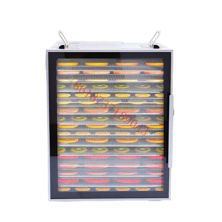 Máquina deshidratadora de alimentos eléctrica de 220V, secador de carne, té, verduras, frutas, secador de pescado