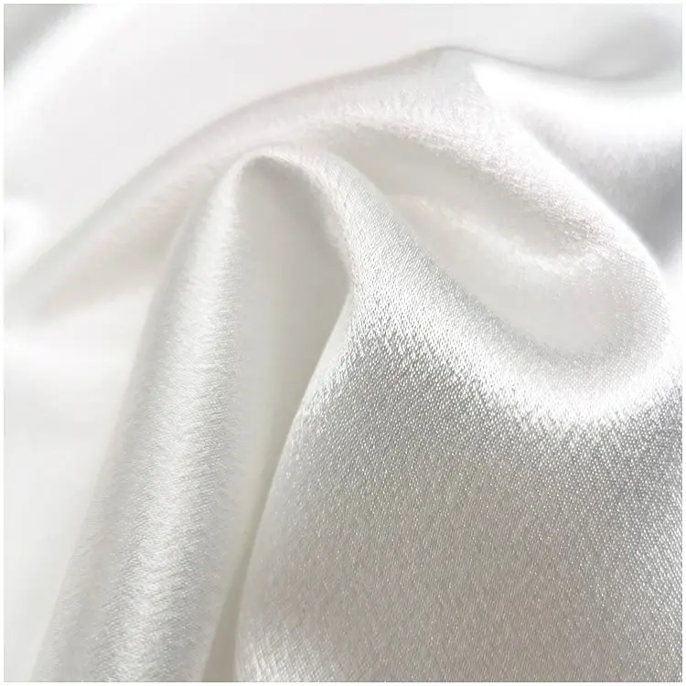 Ngô Giang Dệt Mềm 100% Polyester Untwist Satin Vải Đối Với Trang Chủ Dệt May
