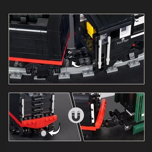 12005 kalıp kral SL7 asya ekspres tren yaratıcı modeli APP kontrol çocuk eğitim montaj yapı taşı seti oyuncak hediye - Product Image 5
