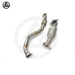SS304ลดการไหลสูง csz ท่อไอเสียสำหรับ Honda Civic x FK7 2.0T อะไหล่ท่อไอเสียรถยนต์