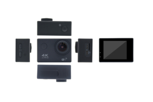 2024มีระดับ4K 30FPS/60FPS รับ30เมตรกล้องแอคชั่นกันน้ำ WIFI สำหรับปีนเขาหรือเดินป่า - Product Image 3