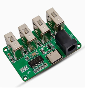 Suministro de fábrica USB2.0HUB 1 a 4 Módulo de concentrador Salida de Puerto lateral con indicador LED incorporado Entrada de - Product Image 3