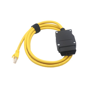 Langlebiger LT005 für die Programmierung von Einzel modulen oder verstecktes ENET-Datenkabel OBD II 16-poliger RJ45-Stecker mit 6 CD