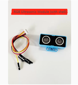 Ultraschalls ensor Ultraschall-Entfernungs mess modul RGB-LED-Ultraschall modul mit Schale Ultraschalls onde Ultraschall modul mit Schale