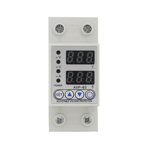 Adjustable 63 Volt AC <strong>Voltage</strong> Protector Stabilizers Single Phase LED Display 50Hz Frequency Protective Current for Devices - Product Image 1