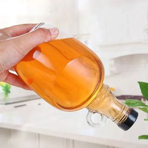Wholesale Transparent Large-capacity <strong>1L</strong>, 2L, 3L, 4L 5L California Handle Glass Wine Bottles for Beer and Wine Storage Containers - Product Image 3