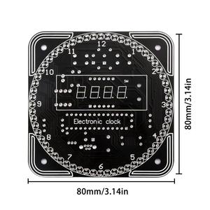 Digital DIY Electronic <strong>Clock</strong> Kit Digital LED <strong>Display</strong> Module Alarm Electronic Digital <strong>Clock</strong> Kit 51 SCM Learning Board 5V