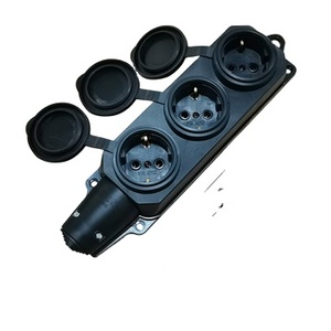 ตงกวนยุโรปมาตรฐานพลังงานสูงซ็อกเก็ตกลางแจ้งกันน้ำเต้าเสียบไฟฟ้า - Product Image 2