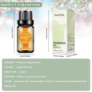 Özel etiket 0.33Oz 10ML çiçek parfüm koku yağları OEM mum yapımı için Aroma YAYICI