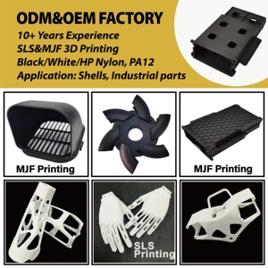 OEM ve ODM üretici özel naylon ABS reçine modelleri hızlı prototipleme MJF 3D baskı hizmeti
