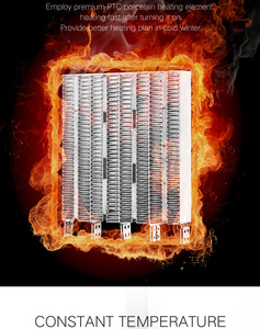 1200W 1500W สมาร์ท220V 110V ป้องกันการตกฮีตเตอร์พลังงานแสงอาทิตย์สำหรับพัดลมห้องฮีตเตอร์แบบพกพา - Product Image 5