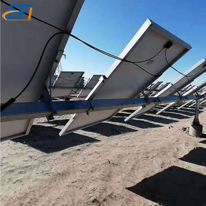 用于地面太阳能项目的20 kw太阳能地面安装单轴太阳跟踪太阳能系统
