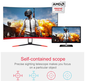 24&quot; 27&quot; 32&quot; DP <strong>Input</strong> 2k 144hz Curved Gaming Led <strong>Computer</strong> <strong>Monitor</strong> 1ms