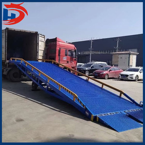 New Mobile Hydraulic Boarding Bridge Container <strong>Loading</strong> <strong>Unloading</strong> <strong>Platform</strong> Forklift Ramp Frame 8-10 Ton Load Scissor Foot PLC - Product Image 5
