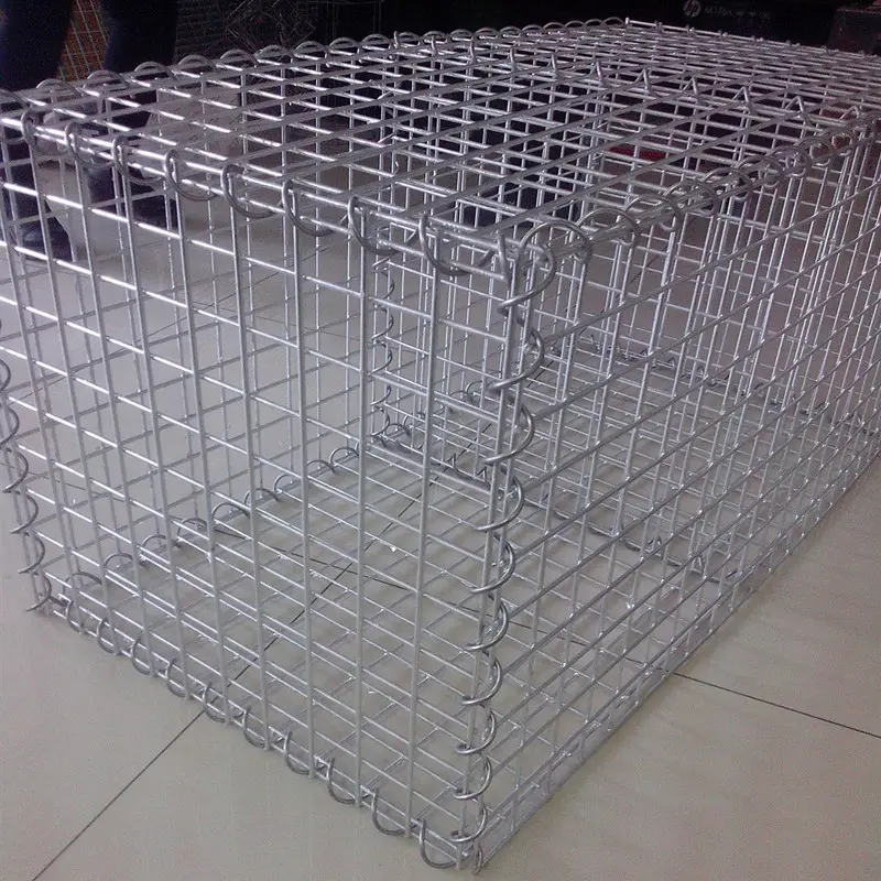 Le matelas enduit de Gabion a soudé des paniers de Gabion/filet de cage de pierre de maille soudée par PVC, boîte soudée de Gabion HS-WELDED la place 3mm ~ 6mm de GABION