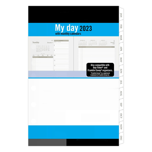 Daily A5 Planner Refill Page Inserts Custom Wholesale Printing for Binder Hourly Monthly Yearly Tabs Loose-leaf Notebook - Product Image 1