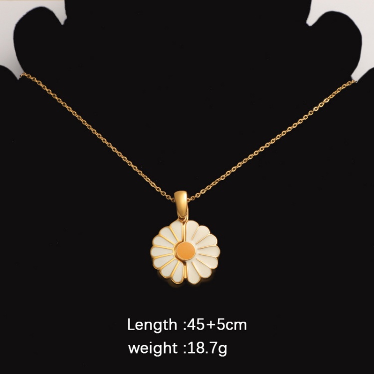 Collier avec pendentif en or 25mm