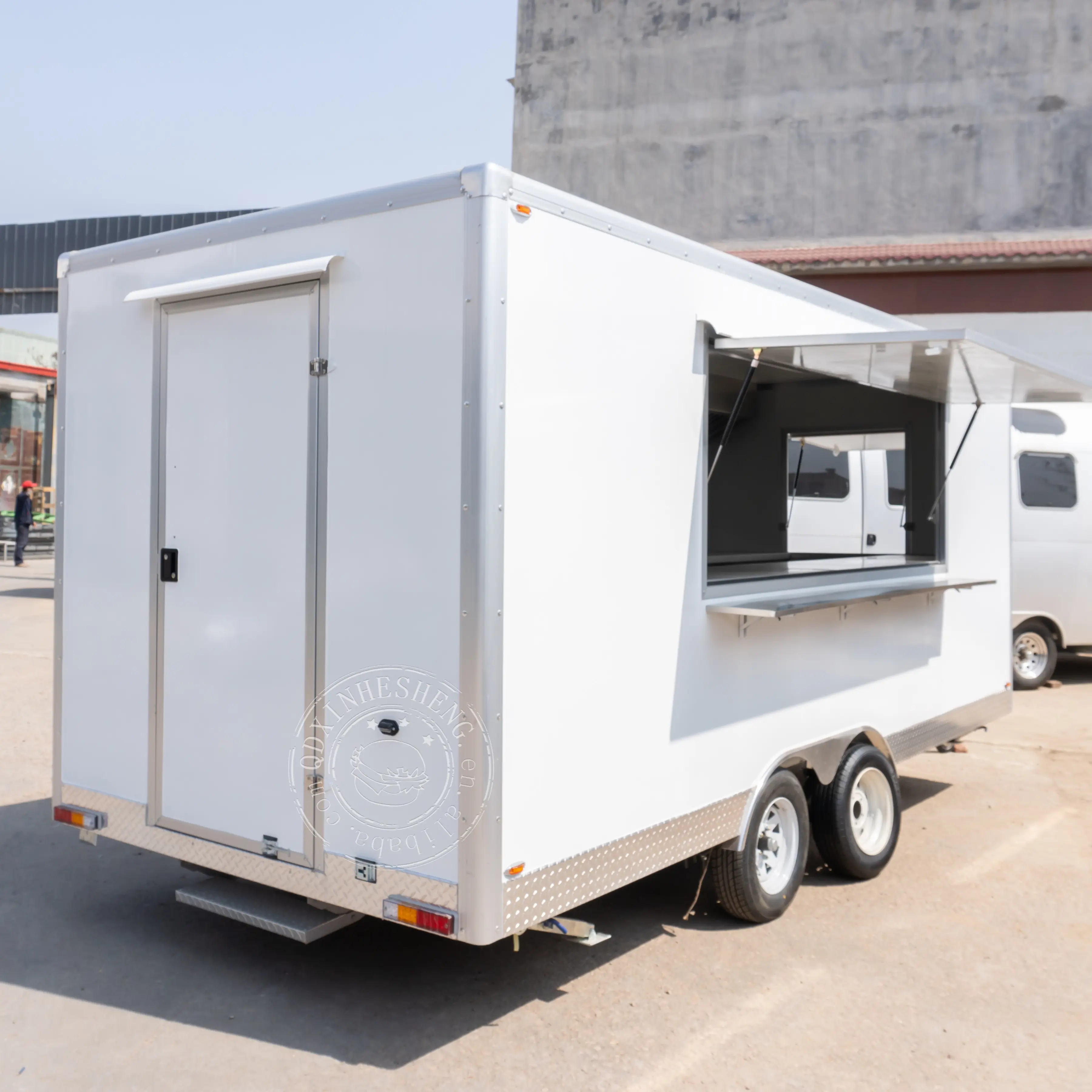 small tricycle food tuck with full kitchen for sale in usa mobile new hot dog pizza fast food trailer mobile food cart