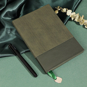 Cuaderno de cuero A5 de tapa dura con encuadernación térmica de alto valor para estudiantes, Bloc de notas creativo con impresión de logotipo personalizable - Product Image 6