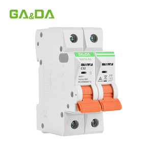 AC mini Disyuntor 2 polos 32 AMP Baja corriente 400V disyuntor en miniatura - Product Image 3