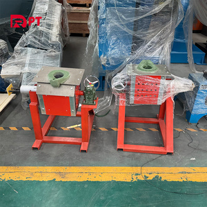 500kg luyện gang kim loại cảm ứng lò dòng Ngân hàng cảm ứng công nghiệp kim loại nóng chảy lò 3000W ngọn đuốc hoạt động - Product Image 2