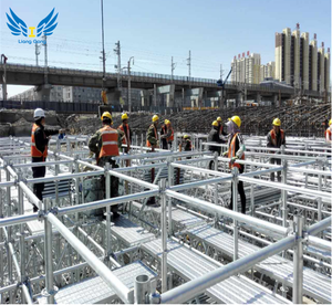 Material de construcción de bajo precio Ring-Lock Andamio para la construcción de losas para edificios de gran altura
