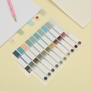 Sticky <strong>Index</strong> Tabs Colorful Book <strong>Note</strong> Tabs Transparent Writable Page Markers Label Flags Strip Stickers for Annotating <strong>Notebook</strong> - Product Image 4