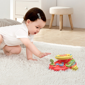 Müzik ve ışıklar ile arabası simüle sürüş denetleyicisi erkek ve kız dönüş ve sürücü öğrenmek için oyuncak sürüş taklit - Product Image 6