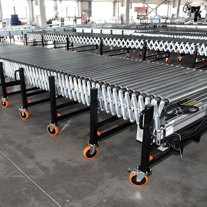 Línea transportadora de rodillos de gravedad extensible de acero inoxidable para restaurante, rodillo transportador Flexible para cargar, descargar, correa de alimentos - Product Image 5