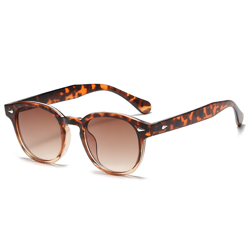 Top leopard print-bottom tea gradient-tea c10