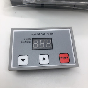 Pantalla digital DC motor PWM interruptor de velocidad variable continuo gobernador de velocidad alta eficiencia 12-24V 5A - Product Image 2