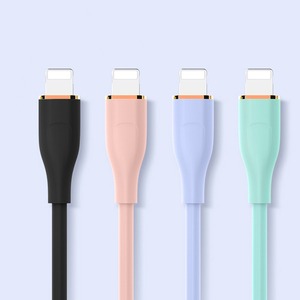 Düşük adedi süper hızlı şarj cep telefonu 27W hızlı şarj sıvı silikon USB C şarj kablosu - Product Image 1