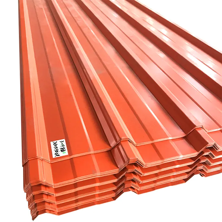 Gi 골판지 스틸 코팅 시트 뜨거운 담근 아연 타타 스틸 태양 지붕 포진 유형 타일 PPGI 아연 루핑 시트 가격
