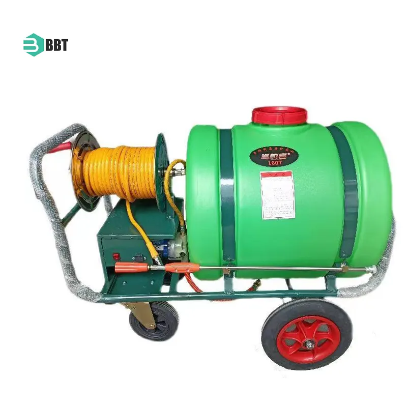 Pulverizador agrícola de motor de gasolina de 4 tiempos con empuje manual de nuevo estilo, máquina pulverizadora eléctrica de pesticidas 160L 120L