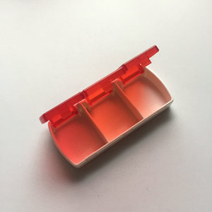 Hộp đựng thuốc hình chữ nhật 3 ngăn, dùng sáng, trưa, tối, hàng ngày - Product Image 3